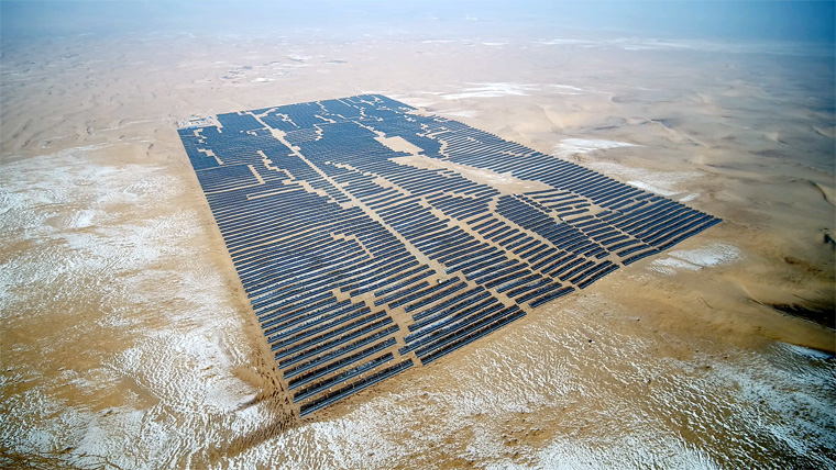 光伏治沙的可行性，用光伏板治理沙漠可行嗎